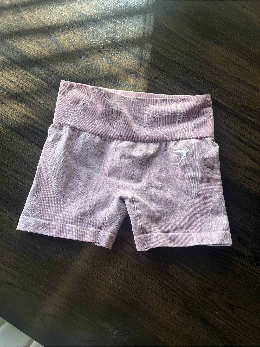 Gymshark Women’s Pale Pink Seamless Bike Shorts